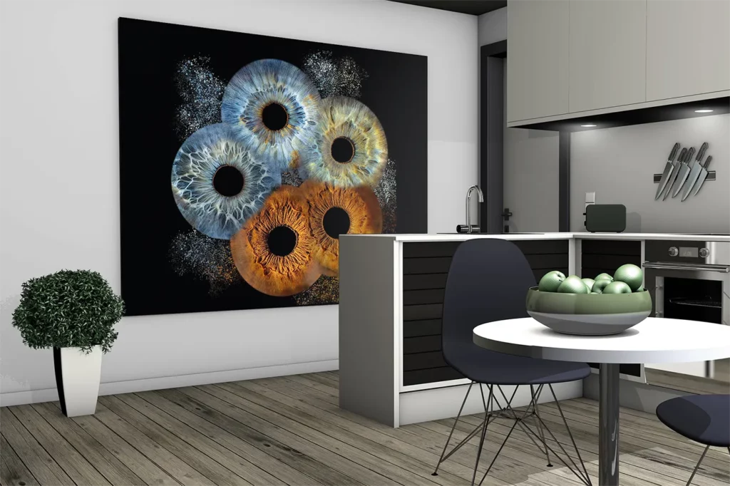 Iris Fotografie 5er wandbild