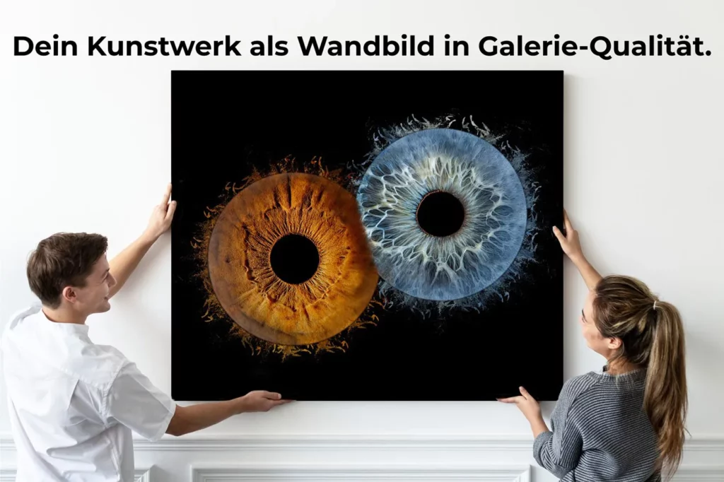 Iris Fotografie Wandbild